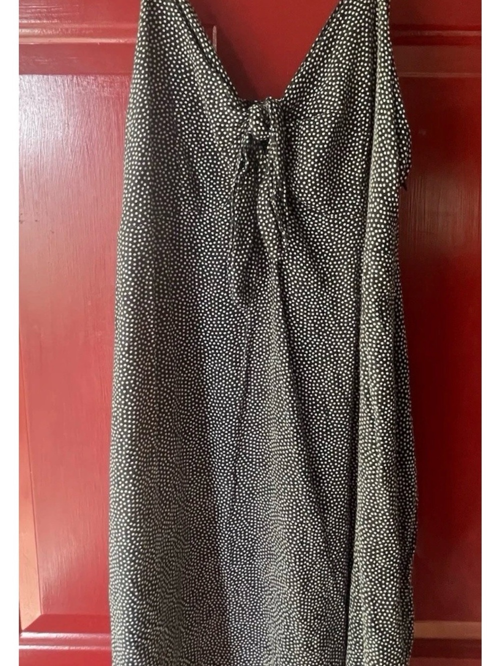 wild fable Black and White Polka Dot Slip Dress